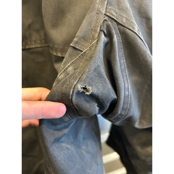 50's Vintage Janesville Fireman Coat Hornbuckle Jacket Black Fire Coat - Picture 13 of 16